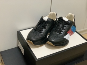 gucci rhyton古驰老爹鞋,女友专柜购入送我生日礼物