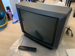 索尼 日本原装21寸crt 电视 彩电 ,成色状态非常好,暂