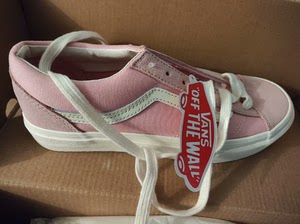 全新万斯vans old skool粉色女鞋童鞋滑板鞋39码