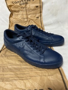 converse one star 匡威 藏蓝皮质one s