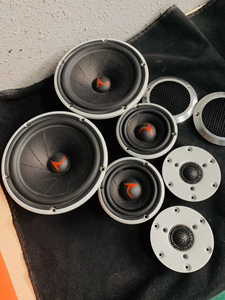 3西瓜皮三分频汽车音响改装可搭配创世纪功放 欧