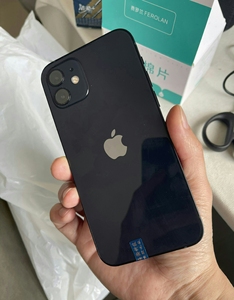 苹果12 黑色 有面容 128g 可验机 顺丰速运,手机成色