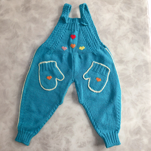婴儿开裆裤的最新织法图片