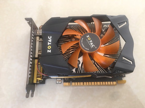 索泰gtx750ti 2g,游戏显卡,功能正常.现货几张