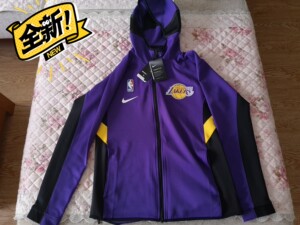 nike湖人队出场服,全新正品,耐克官网购买,l码.