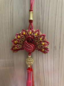 雀之灵(孔雀香囊/汉服挂件/车挂)