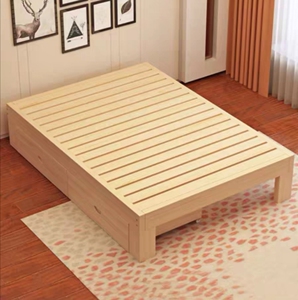 【清仓处理】无床头床实木榻榻米床体松木床1.5米1.8米简约