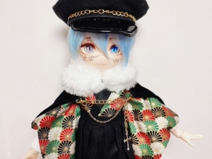 bjd 6分和服 大正浪漫 大正和服 手作自制娃衣男