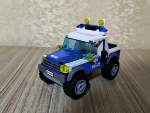 乐高绝版城市4438森林巡警皮卡车与强盗皮卡,实物如图.包邮