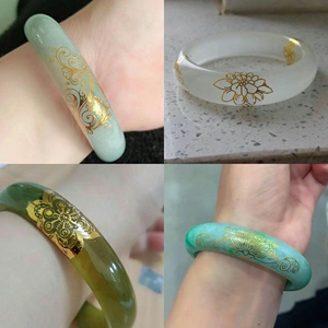 断裂维修镶嵌包银瑕疵遮盖裂纹裂痕修复玛瑙翡翠玉镯修补2人付款60