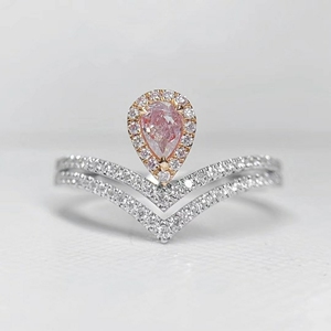 000人付款淘宝尚美巴黎chaumet joseohine水滴钻戒 52号专职爱人29.