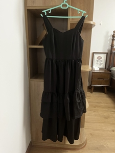 法式黑长裙 适合165cm左右 100-120斤