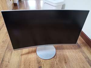 闲置三星27寸曲面显示器,2017年购于京东,型号c27f5