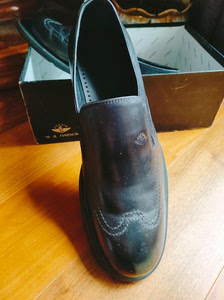 哈森 专柜正品 布鲁克牛津男士皮鞋42码,皮质醇厚细腻.95