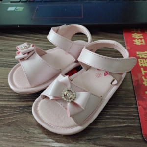 笛莎童鞋女童凉鞋,九五成新工厂尾单