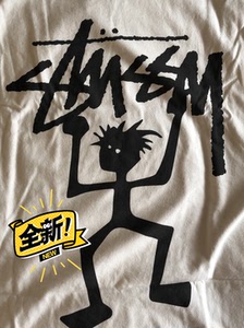 stussy墨西哥造男款短袖,衣服较宽松.手残给开了包装袋