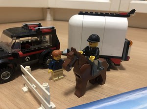 lego乐高city城市系列7635马拖车驯马师