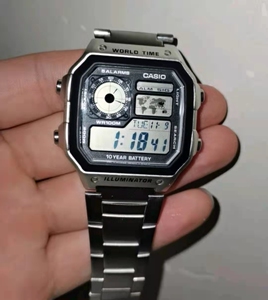 卡西欧运动防水手表,胡一天同款