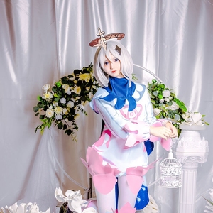 原神cos服派蒙cos套装女服装现货 衣服m码 送白色短靴3
