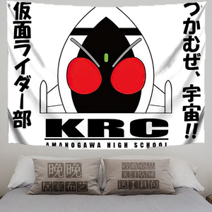 假面骑士卌骑背景布墙纸床头海报卧室装饰布置宿舍挂布fourz