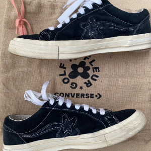 converse联名golf 匡威小花 四代小花 黑色小花