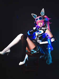王者荣耀安琪拉心灵骇客原皮cosplay