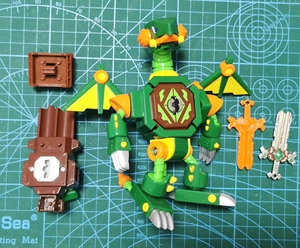 keybots钥匙机器人三代 日版木龙 有弹射小人