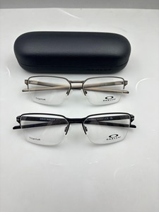 全新奥克利运动超轻纯钛舒适半框男款大脸眼镜架 OX5076可