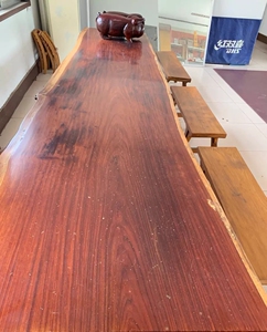 越南黄花梨木大板 长4.1米,宽1米,厚度10厘米越南花梨木