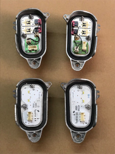 13-16款奥迪q5大灯led日行车灯光源灯泡模块左边光源一