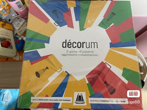 收个中文贴条decorum桌游