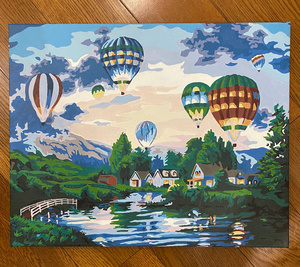 土耳其热气球挂画