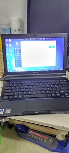 索尼vgn-tz27gn双核便携式笔记本电脑.