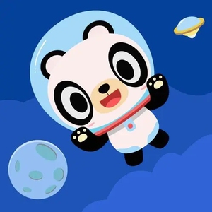 有卡通版太空熊猫公仔  私聊可以发图片 最新款 还热乎着了