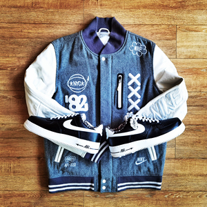 nike 2012年 af1 30周年纪念限量毁灭者夹克,e