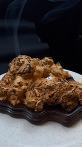 荔枝木香炉树瘤龙眼木香炉熏香炉盘香炉摆件