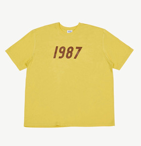 韩国正品代购87mm 18ss经典款数字1987短袖t恤