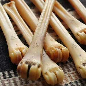 英国abbeyhorn鹿骨棒鹿骨片马臀皮皮鞋护理去皱抛光修复