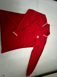 全新正品久久星太极柔力球运动服装春秋夏大红色T恤 柔力球长袖