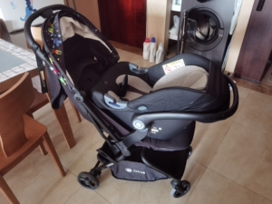 昆塔斯quintus婴儿新生儿安全提篮 可当汽车安全座椅使用