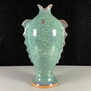 000人付款淘宝钧瓷老花瓶七八十年代,釉面开片,釉水肥厚,全美品,窑变