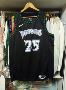 nba森林狼25号德里克罗斯玫瑰经典黑色复古球衣,全新带吊牌_阿里巴巴