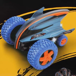 新款疯狂魔鬼鱼陀螺车遥控车充电耐摔高速旋转儿童电动玩具礼物