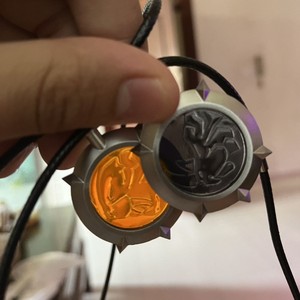 铠甲勇士3d打印晶石项链炎龙地虎黑犀雪獒可佩戴吊坠项链