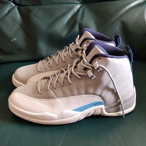 000人付款淘宝二手正品aj12 灰蓝  36码 内长230 成色如图陈松64