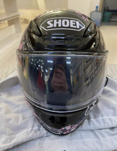 shoei z7黑粉樱花摩托车头盔.非arai.agv.
