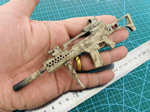 1/6 g36武器模型 适用12寸美兵人武器 沙漠迷彩 海豹