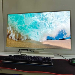 32寸aoc显示器ips屏 秒27无边框 32寸易美逊 32