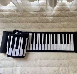 音格格折叠手卷拼接钢琴88键电子键盘便携式初学者成人家用专业