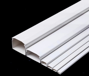 雄塑 pvc白色明装线槽pvc线槽全新料阻燃线槽